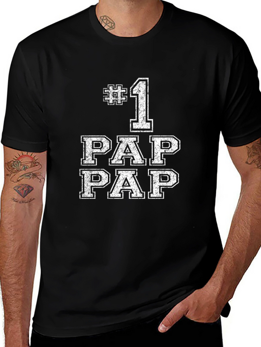 #1 Pap Pap T-Shirt - Best Grandpa Ever Tee
