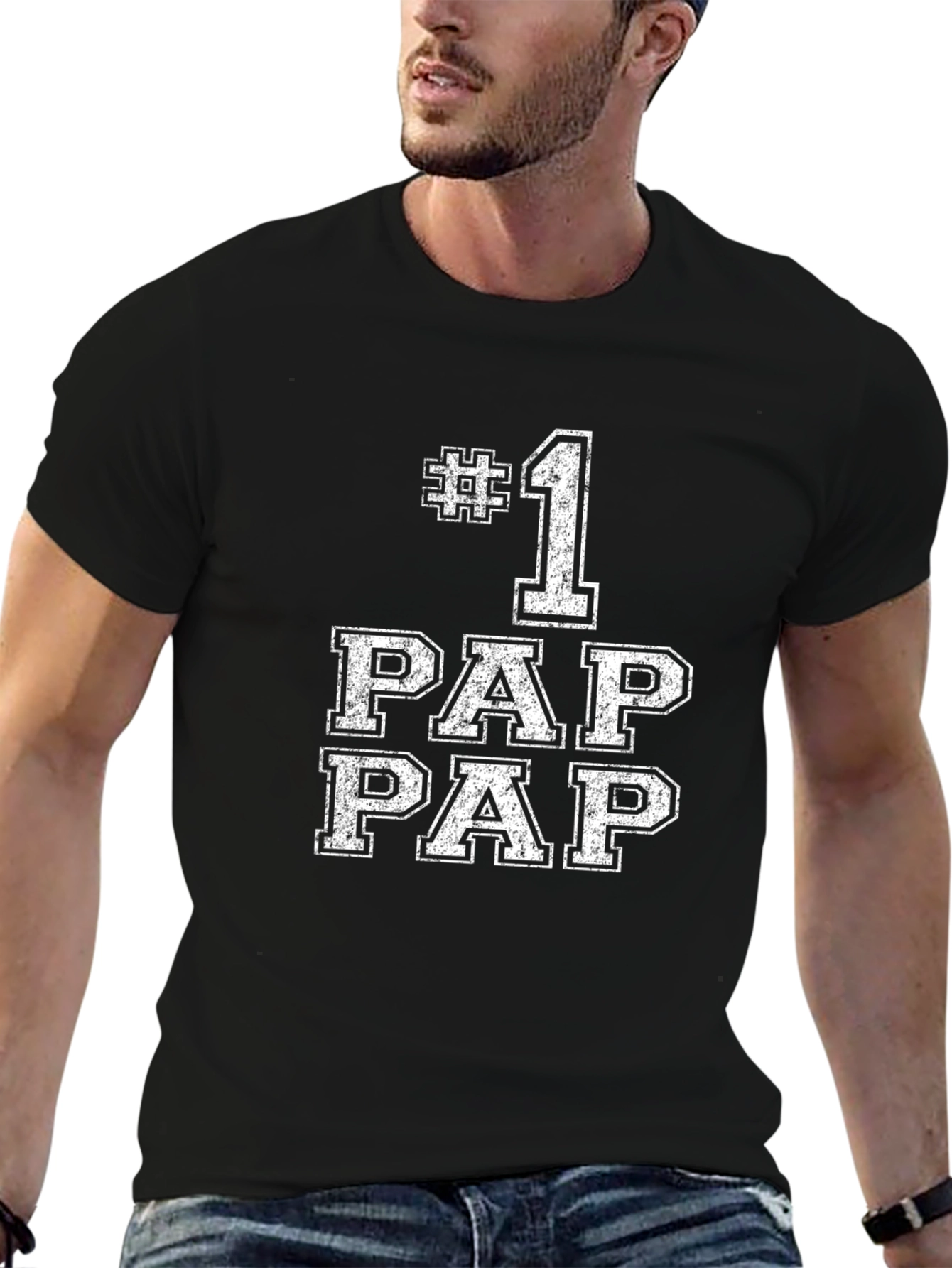 #1 Pap Pap T-Shirt - Best Grandpa Ever Tee