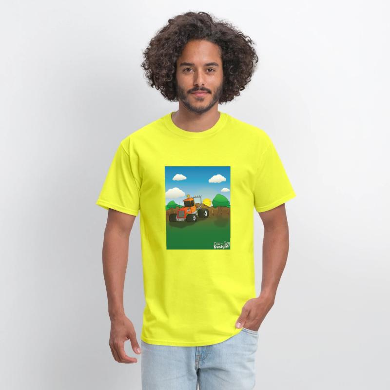 Orange Hunting Truck