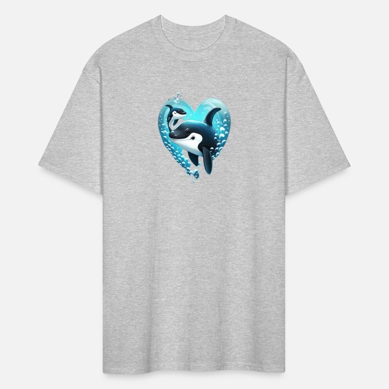 Orcas Whale Sea Under Water Orcas He Fish