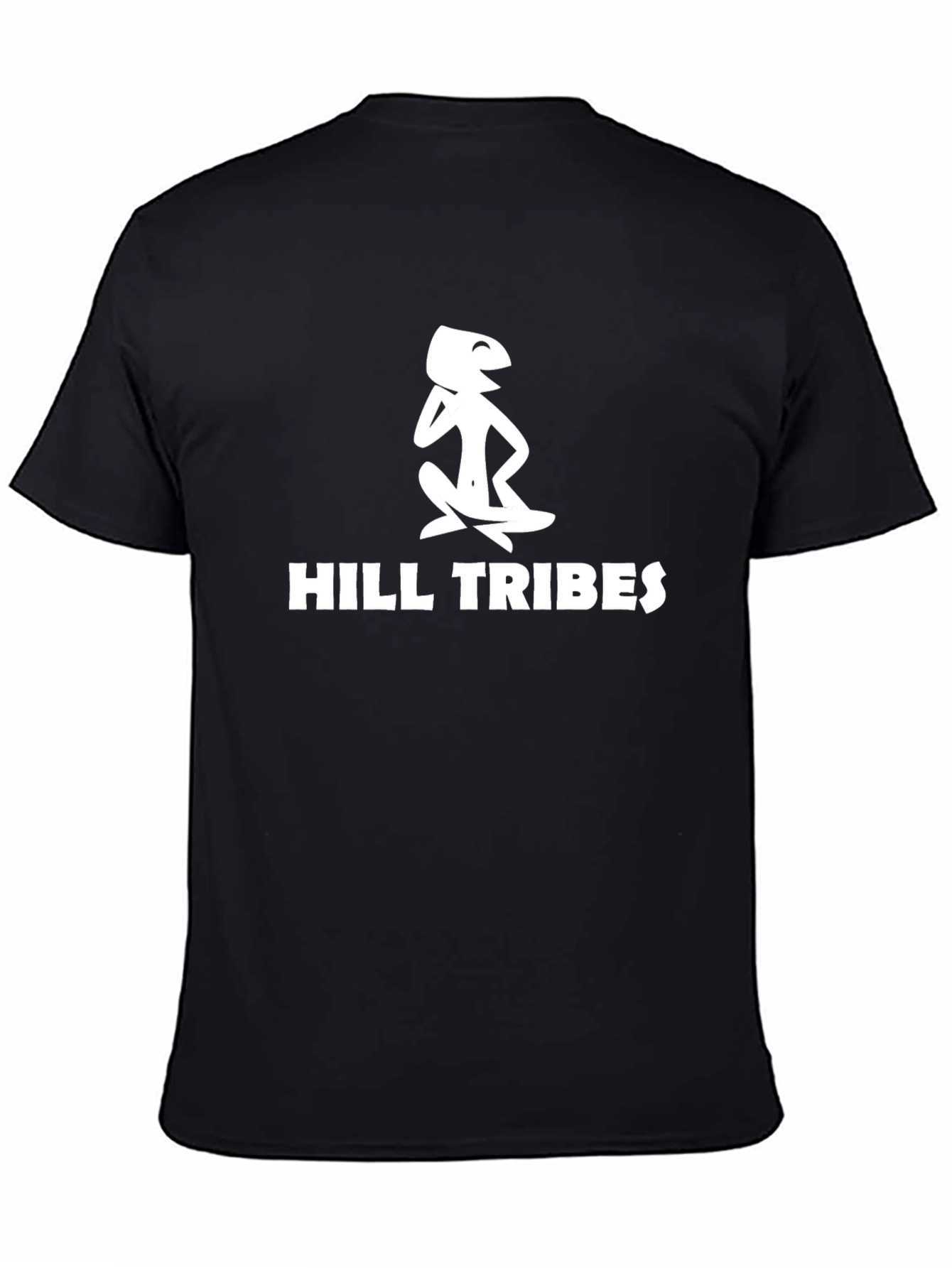 Hill Tribes Black Graphic Tee - Unique Design