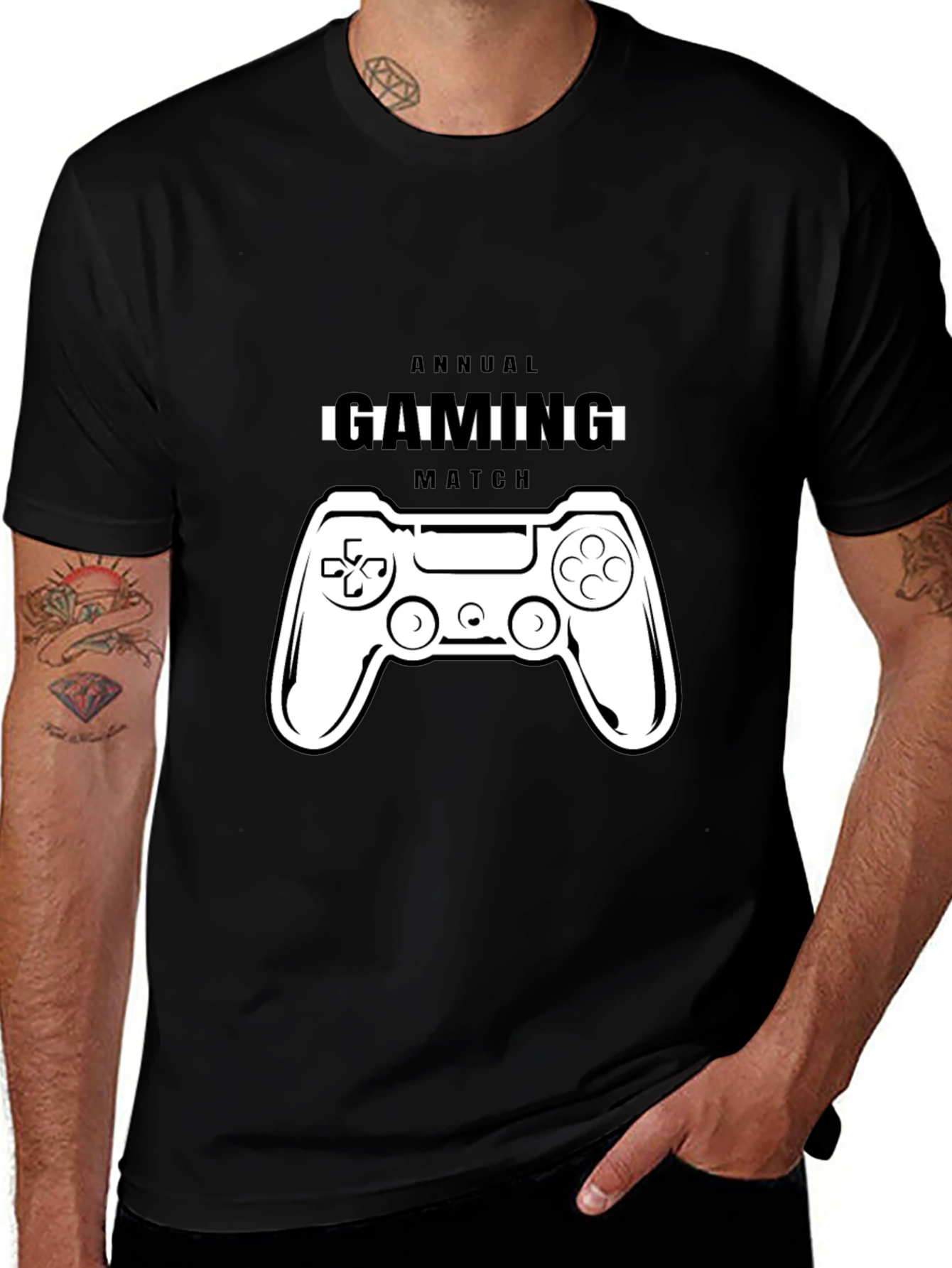 Annual Gaming Match Black T-Shirt