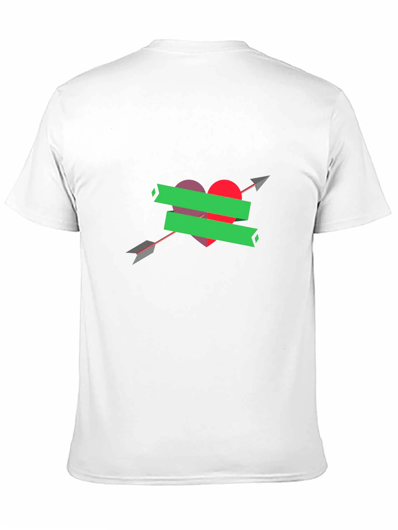Heart Arrow Graphic Tee - Stylish Comfort