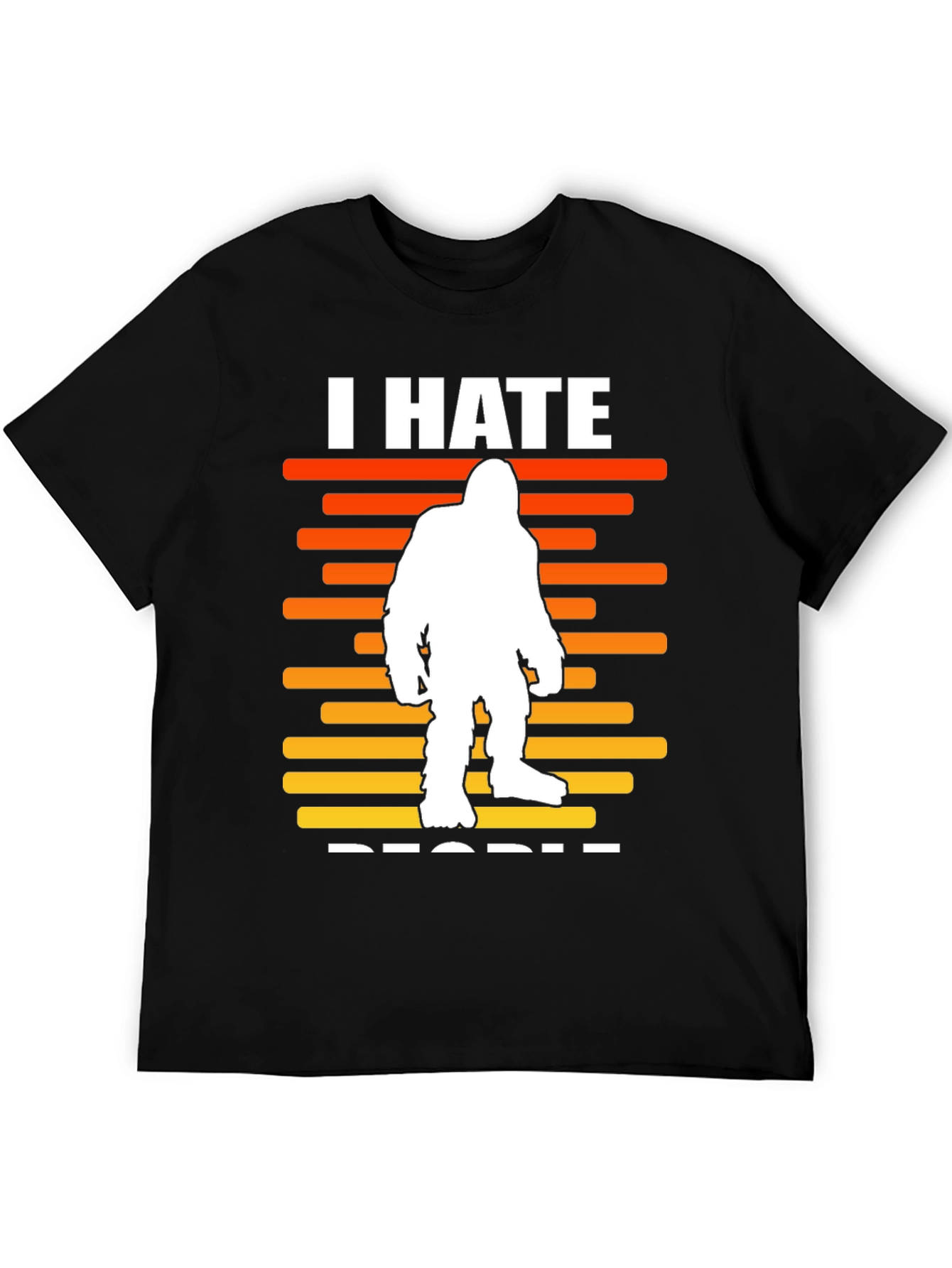 I Hate People Bigfoot Graphic Tee