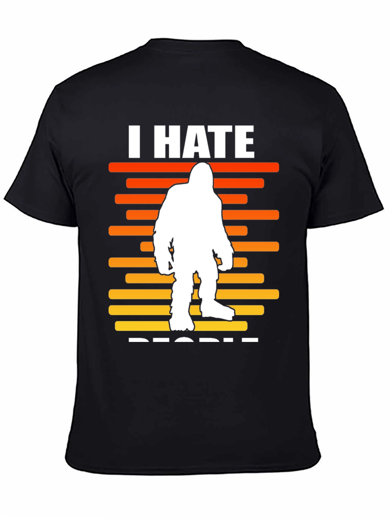 I Hate People Bigfoot Graphic Tee