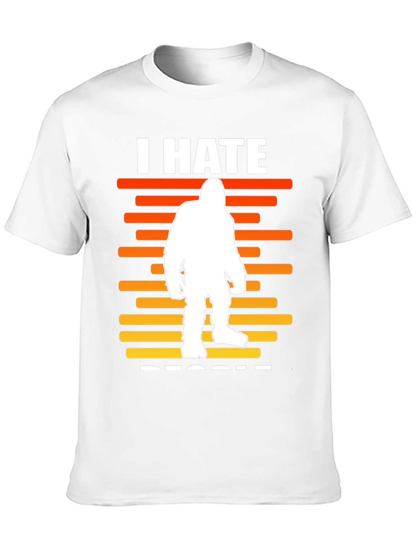 I Hate People Bigfoot Graphic Tee