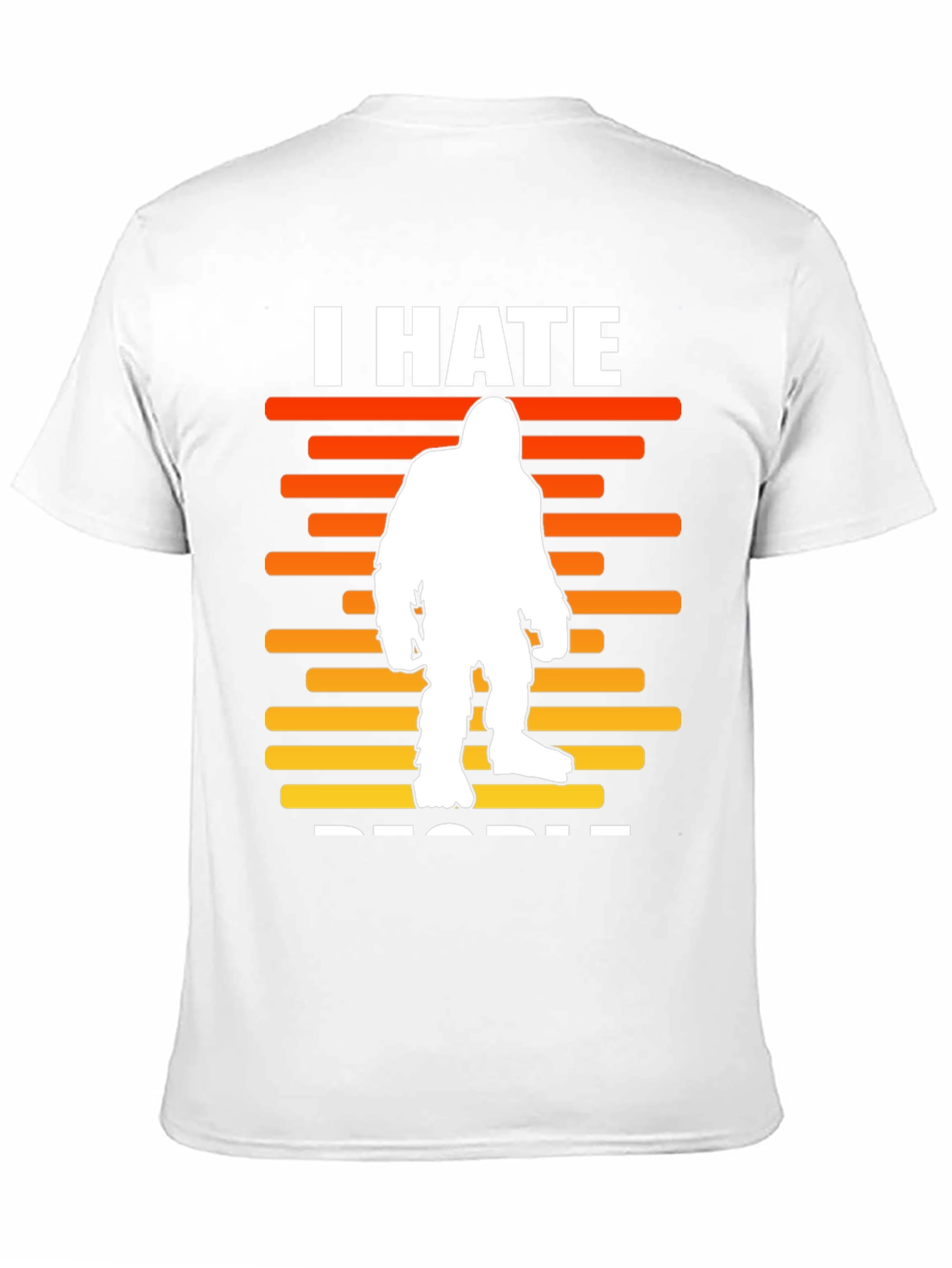 I Hate People Bigfoot Graphic Tee