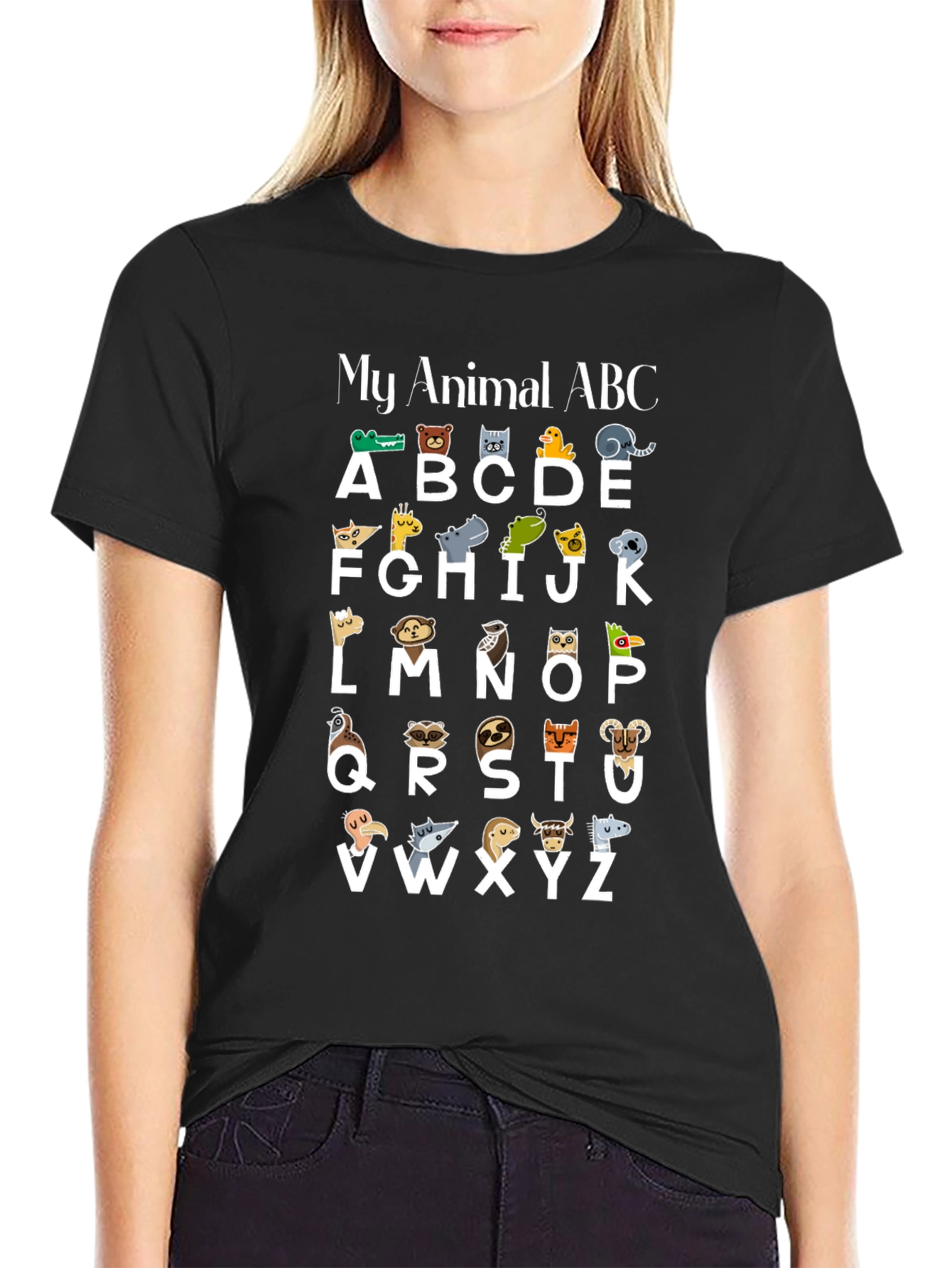 Animal ABC Graphic T-Shirt