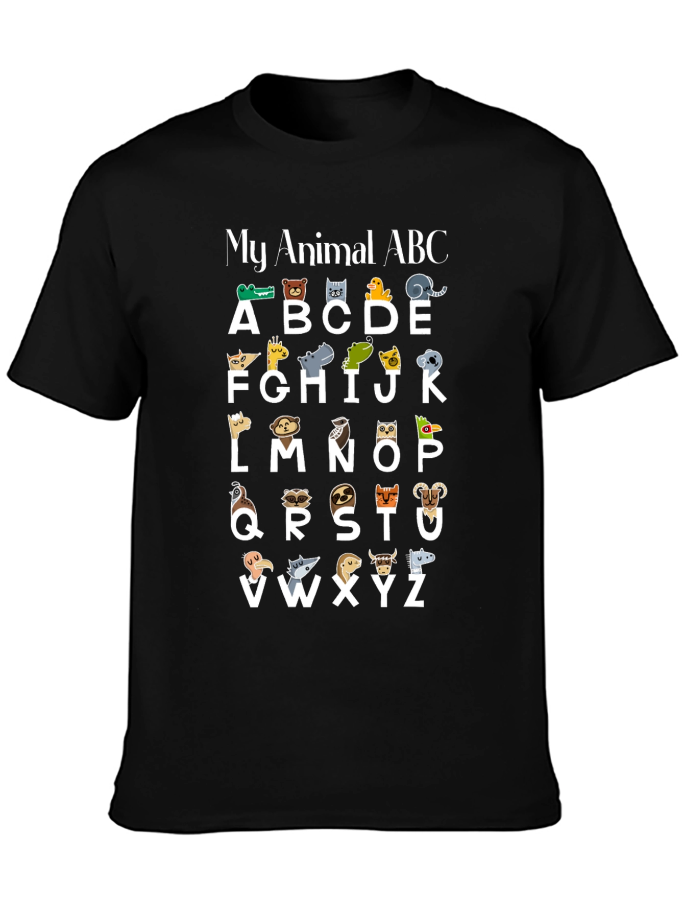 Animal ABC Graphic T-Shirt