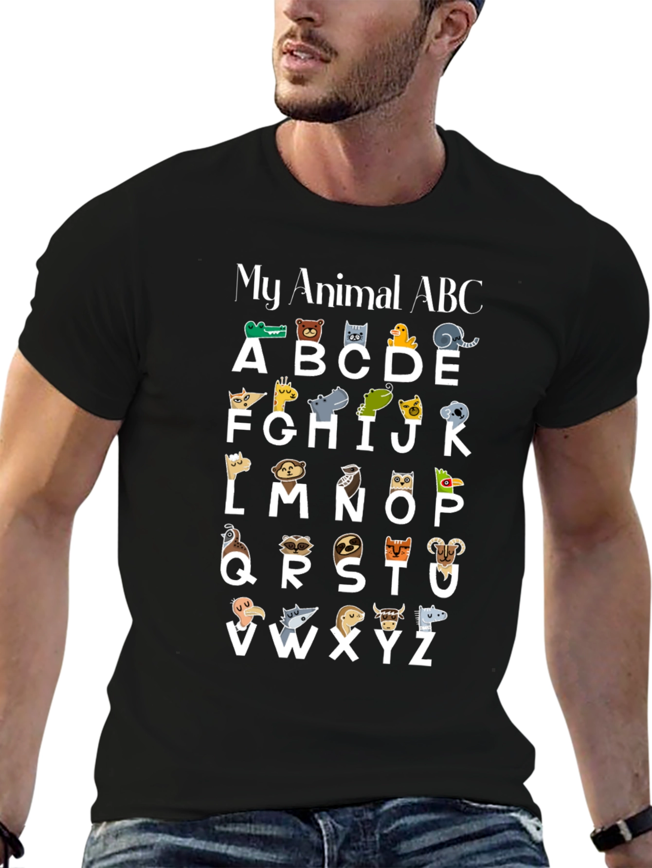 Animal ABC Graphic T-Shirt