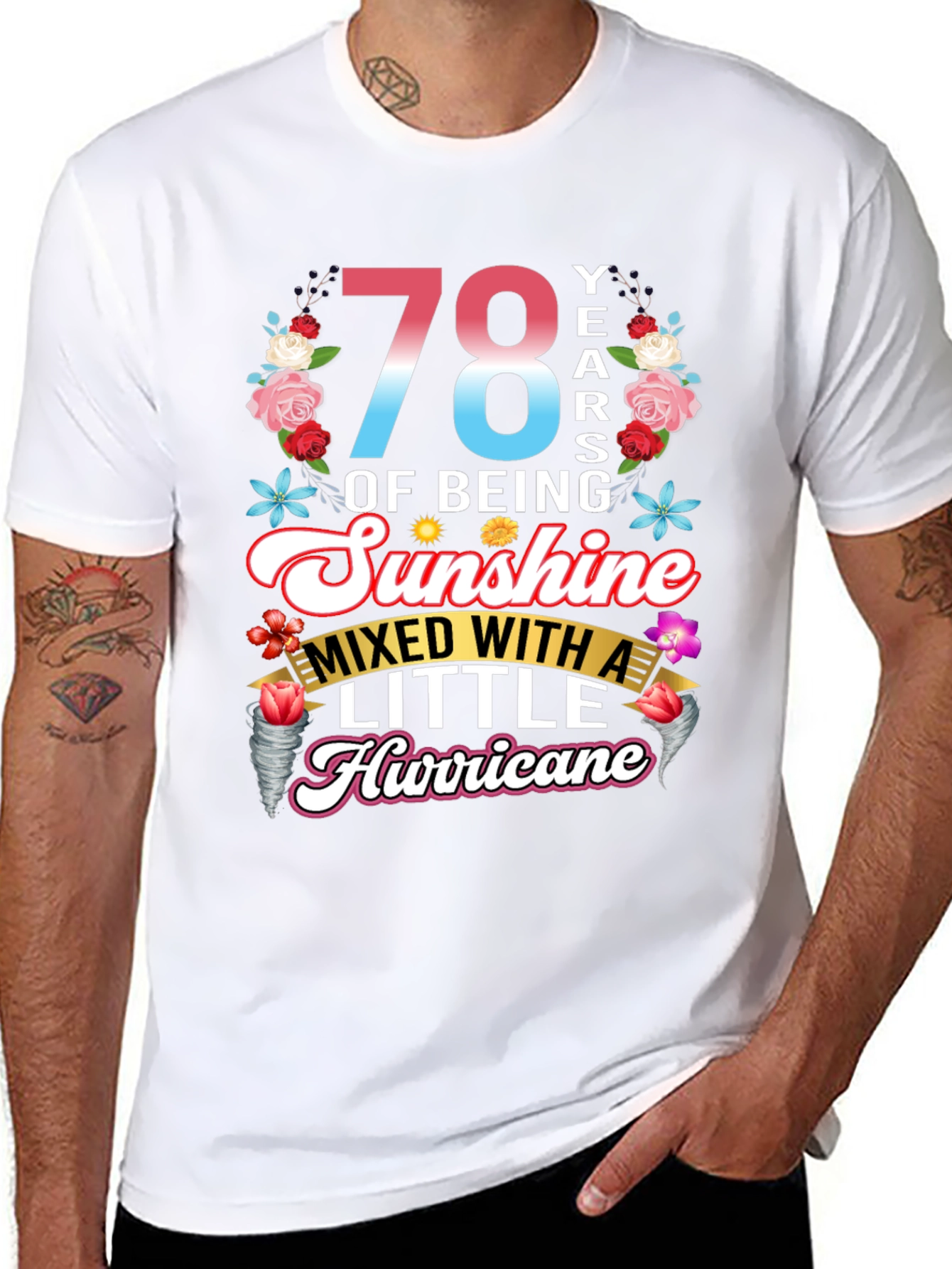 78 Years of Sunshine Hurricane T-Shirt