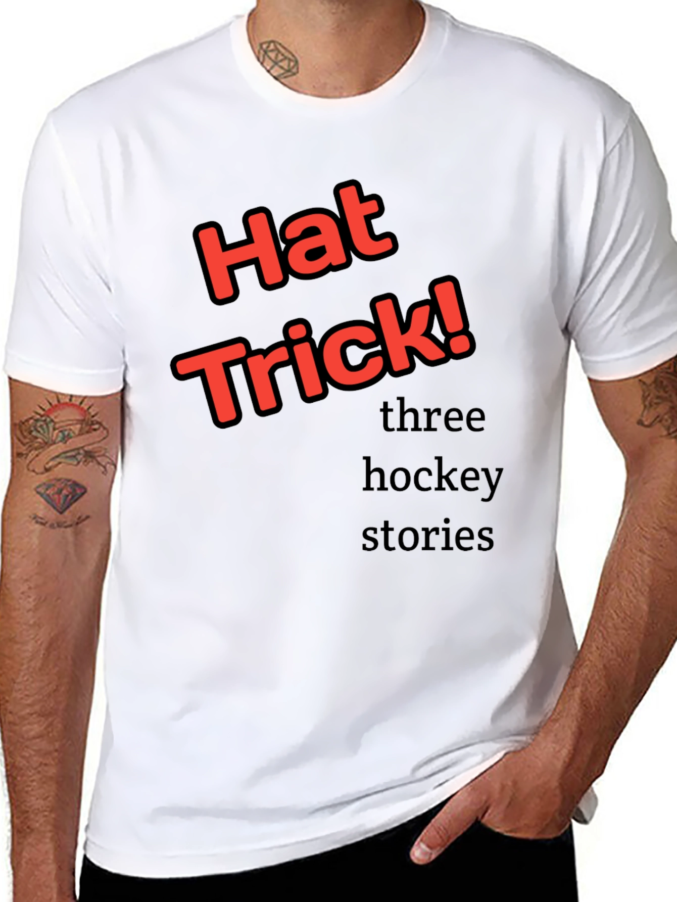 Hat Trick! Three Hockey Stories T-Shirt