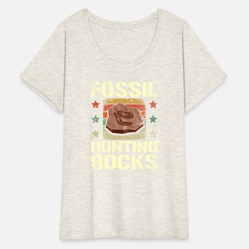 Paleontologist dinosaur fossil hunting rocks