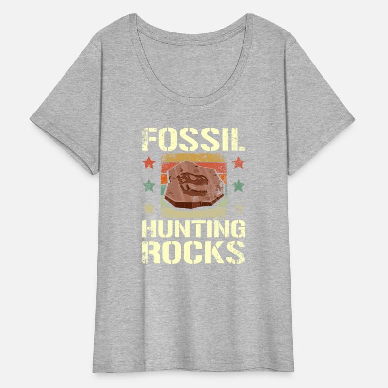 Paleontologist dinosaur fossil hunting rocks