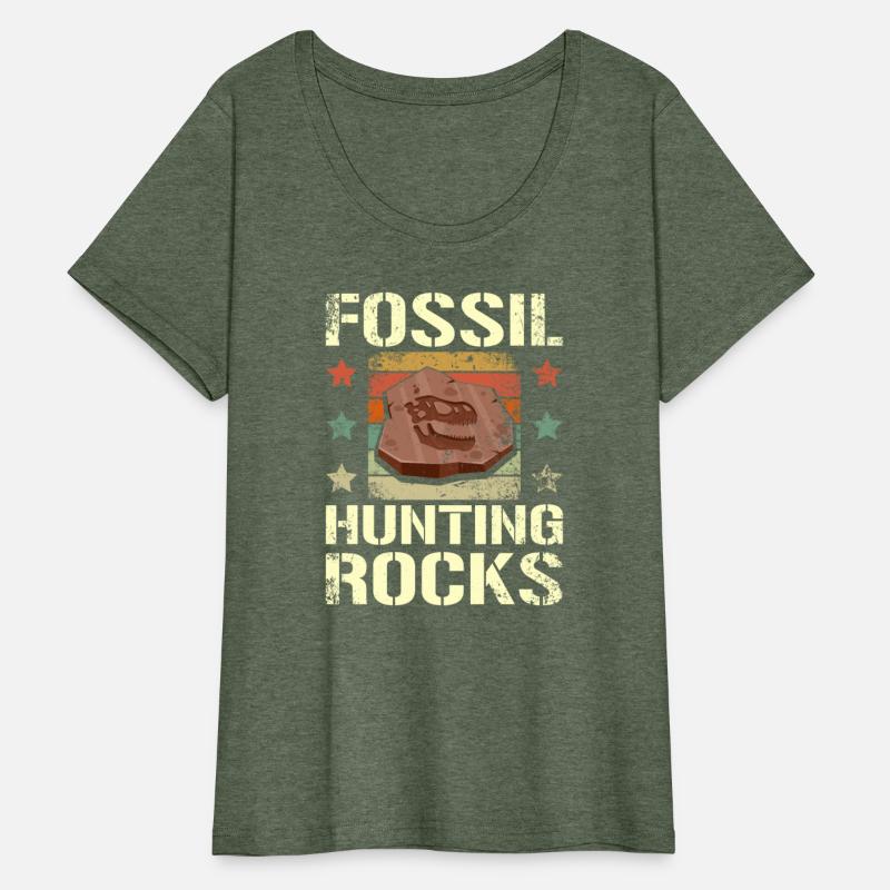 Paleontologist dinosaur fossil hunting rocks