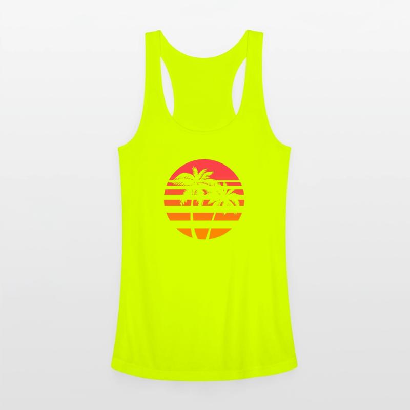 Palm Trees And Sunset