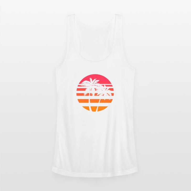 Palm Trees And Sunset