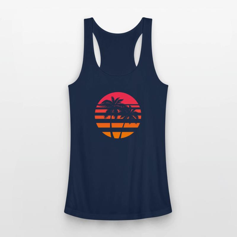 Palm Trees And Sunset