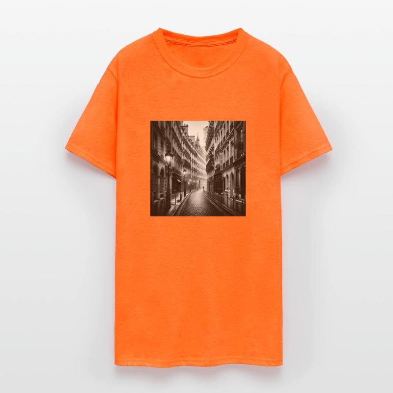 Parisian Solitude: A Timeless Street