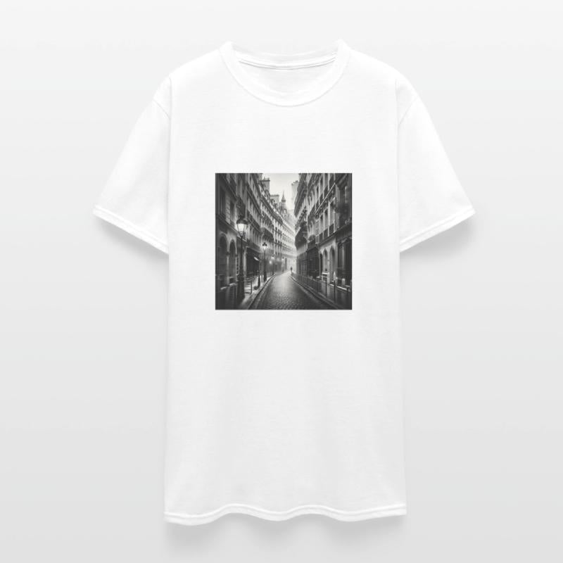 Parisian Solitude: A Timeless Street