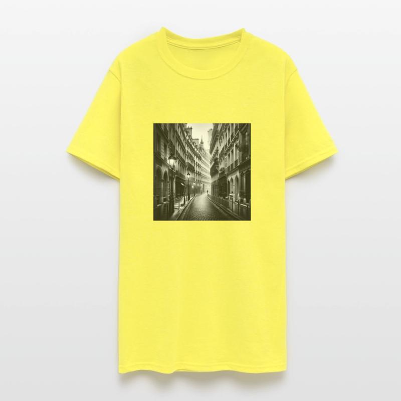 Parisian Solitude: A Timeless Street