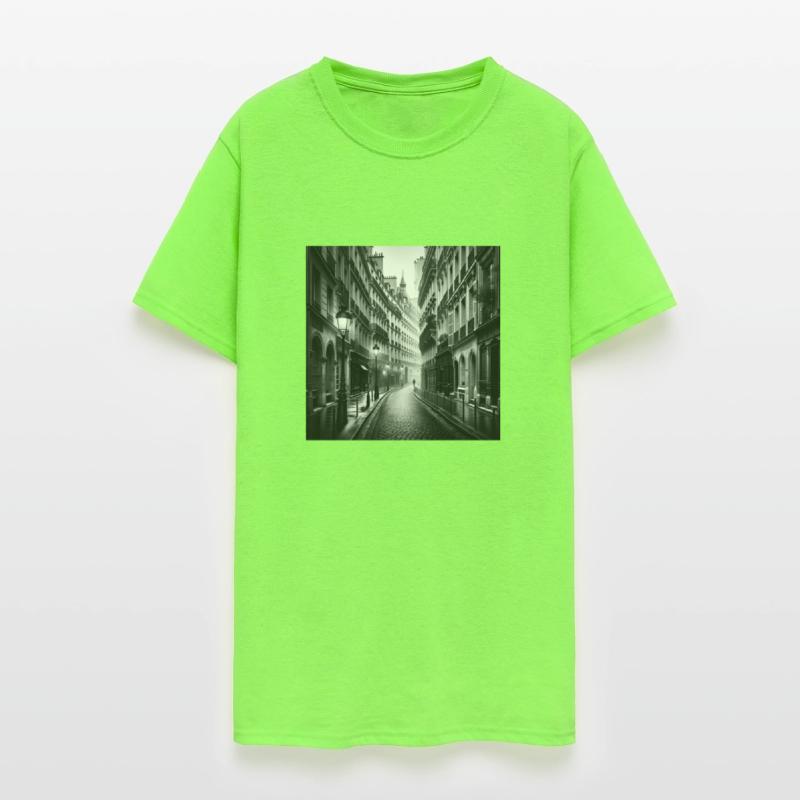 Parisian Solitude: A Timeless Street