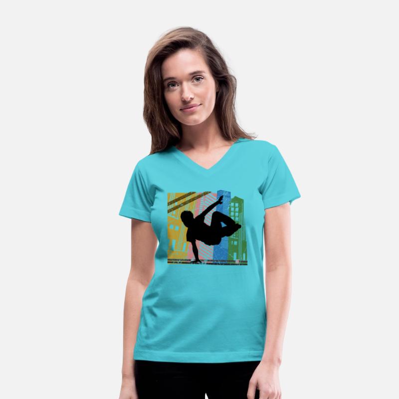 Parkour Free Running Jumping - Gymnasts Silhouette