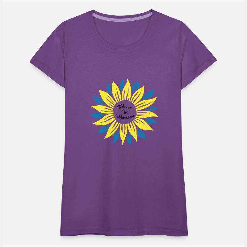 Peace In Ukraine Sunflower For Ukrainian Flag