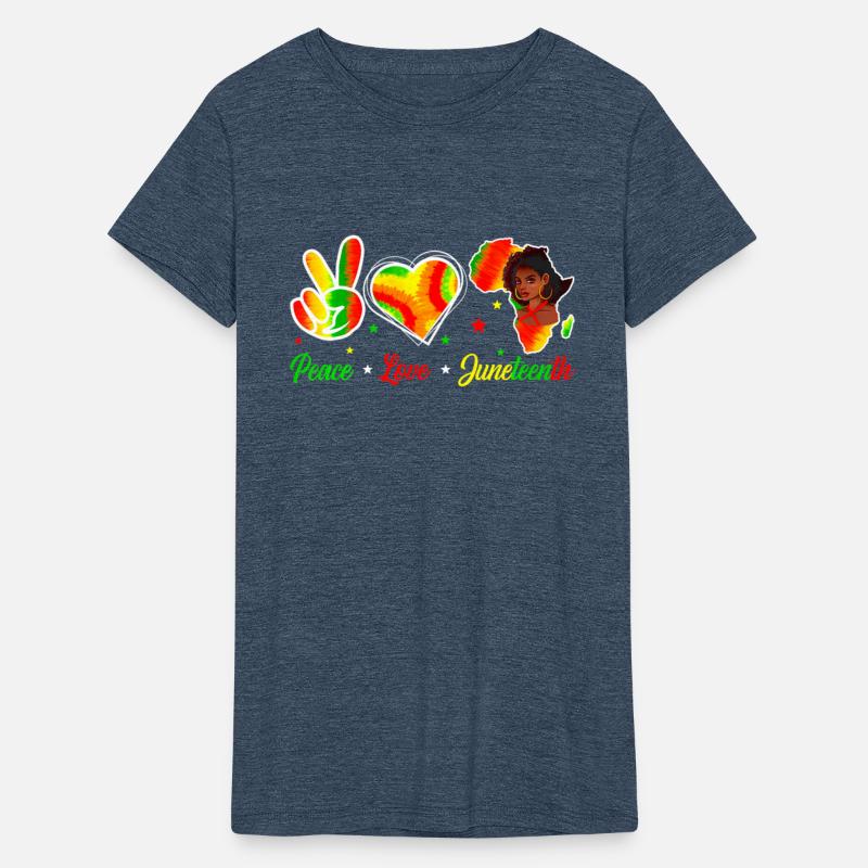 Peace Love Junenth 1865 Emancipation Day Black His