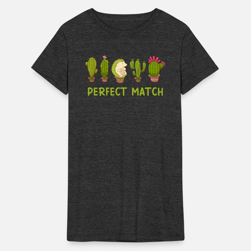 Perfect match hedgehog and cactus Valentine's Day