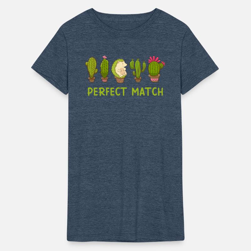 Perfect match hedgehog and cactus Valentine's Day
