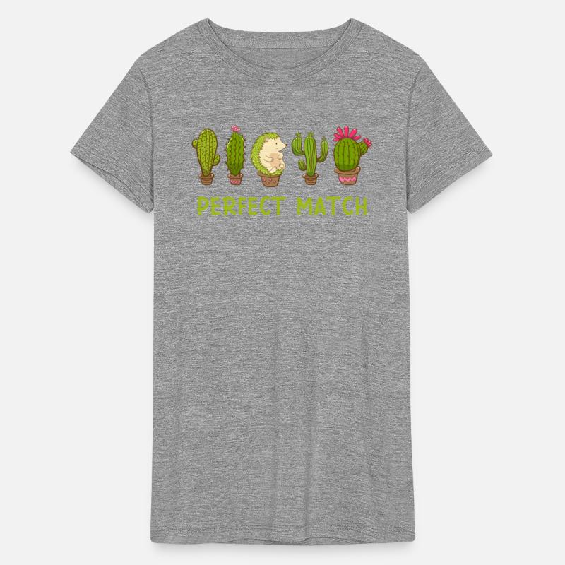 Perfect match hedgehog and cactus Valentine's Day