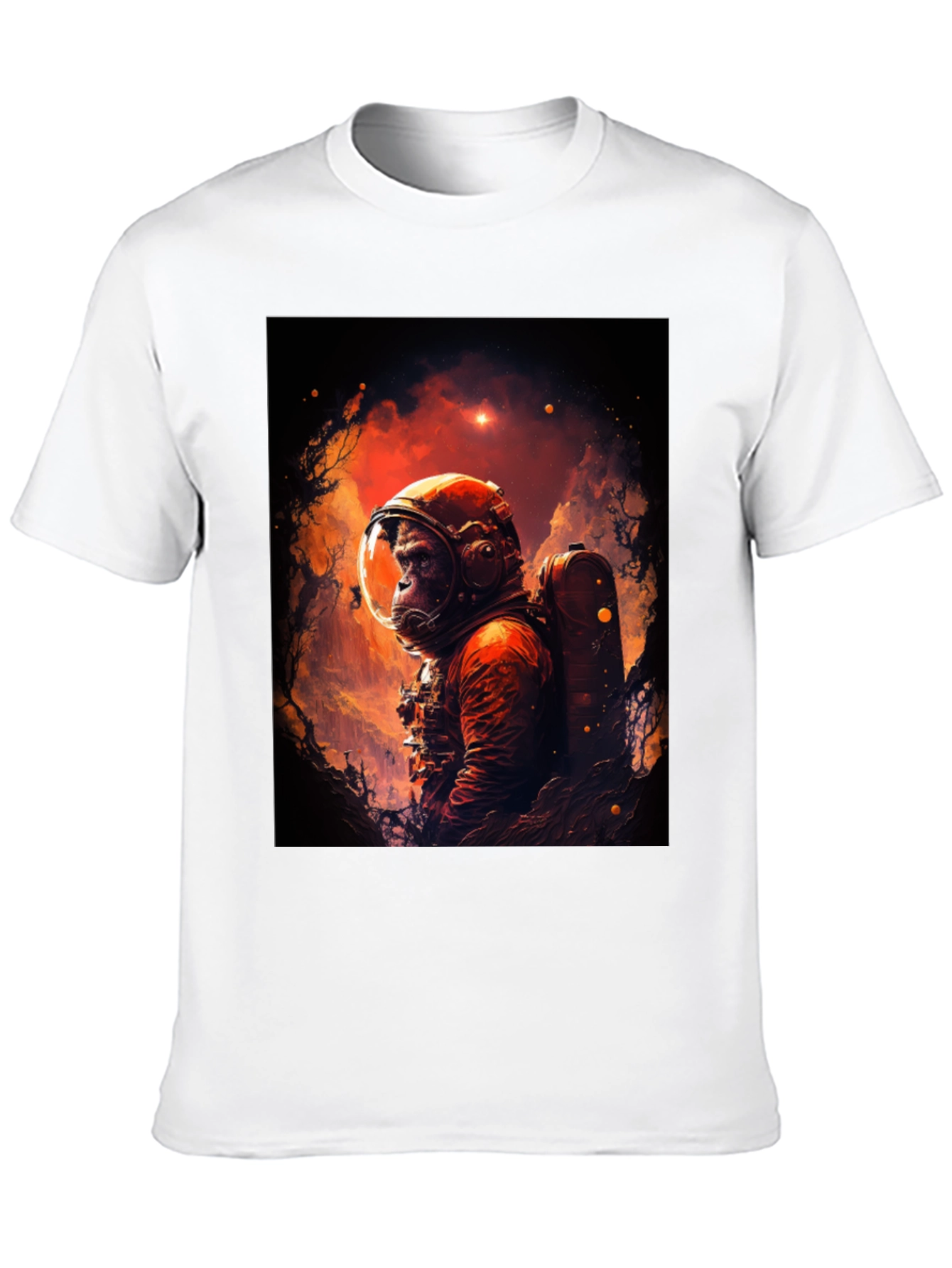 Ape Astronaut T-Shirt - Space Explorer