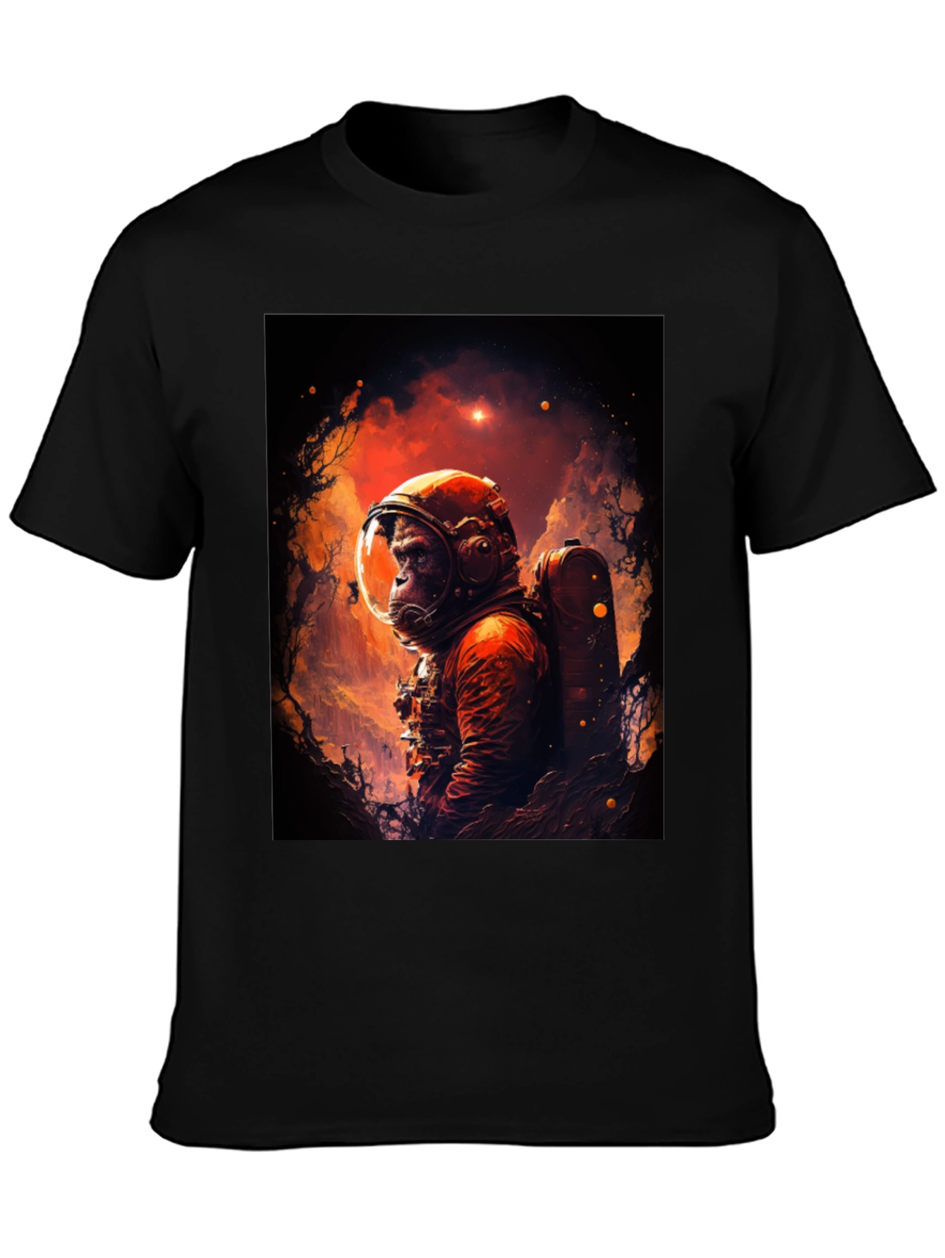 Ape Astronaut T-Shirt - Space Explorer