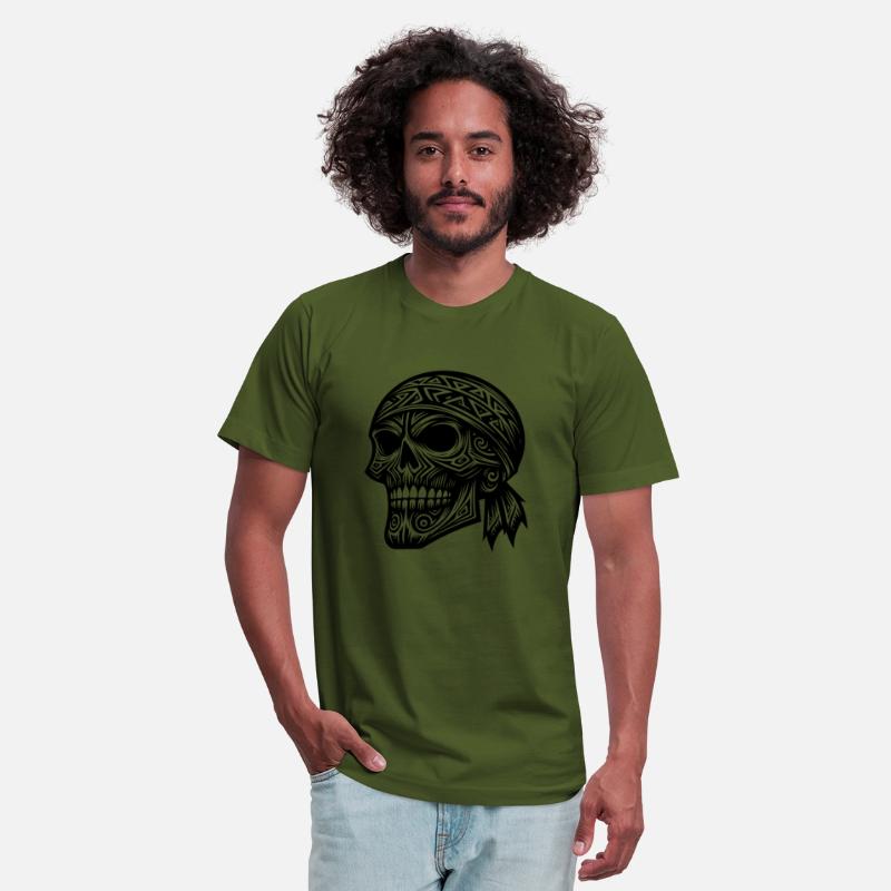 Pirate Costume Wild Skull Tribal Tattoo Style