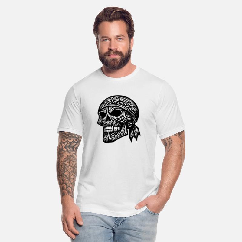 Pirate Costume Wild Skull Tribal Tattoo Style