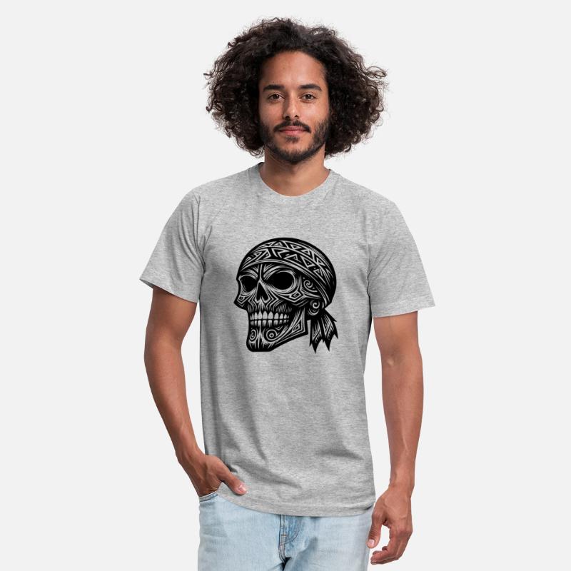 Pirate Costume Wild Skull Tribal Tattoo Style