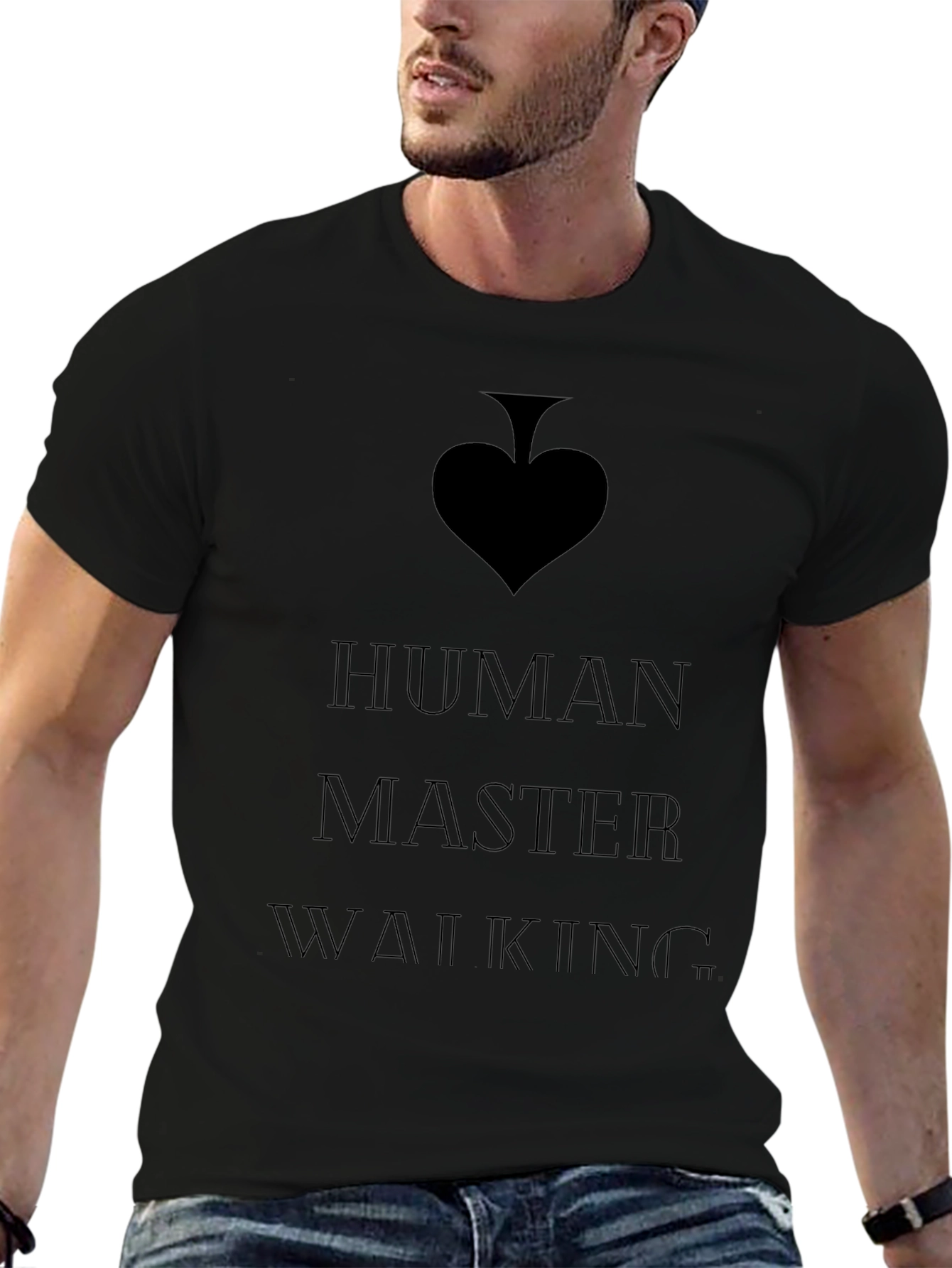 Human Master Walking Graphic Tee