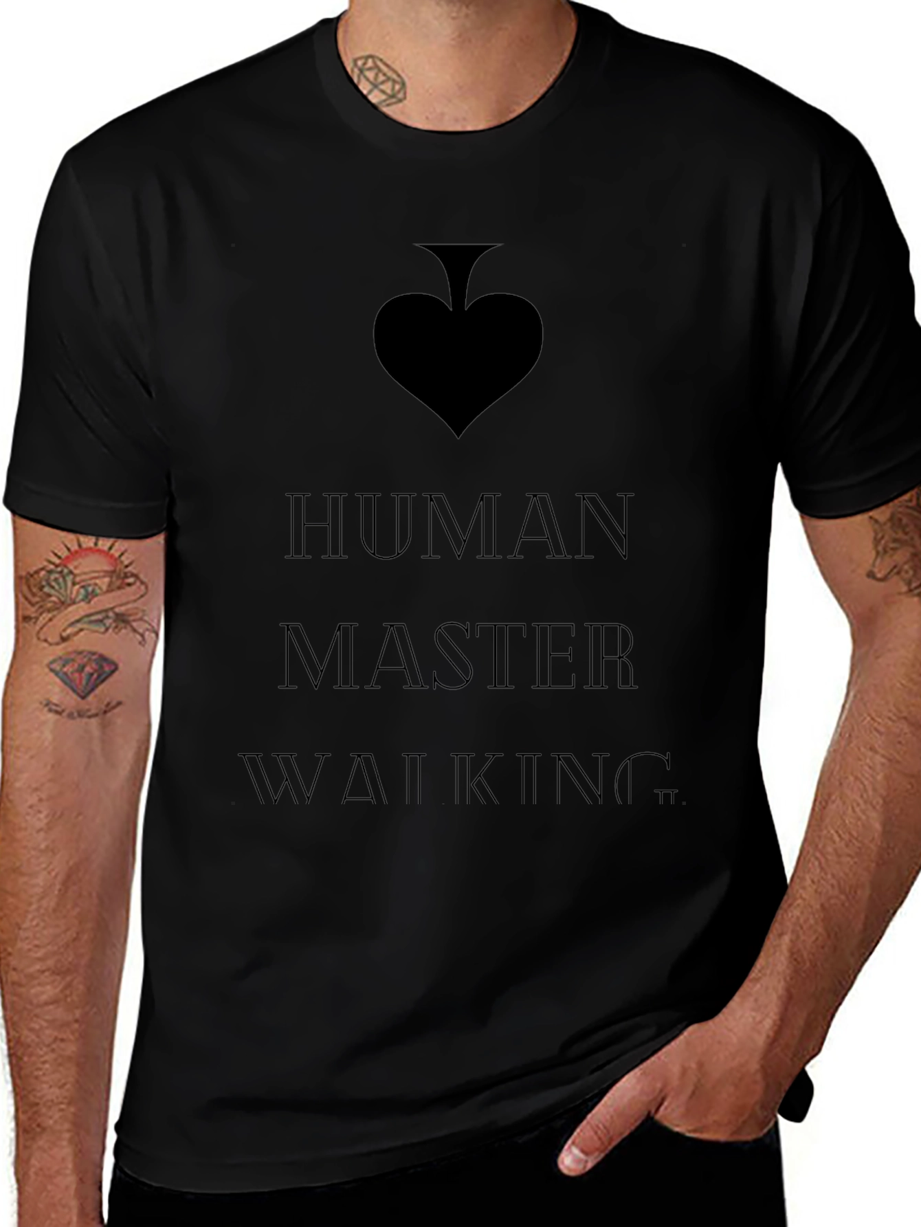 Human Master Walking Graphic Tee