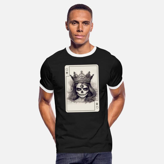 Poker Cards Queen of Spades Creepy Gothic