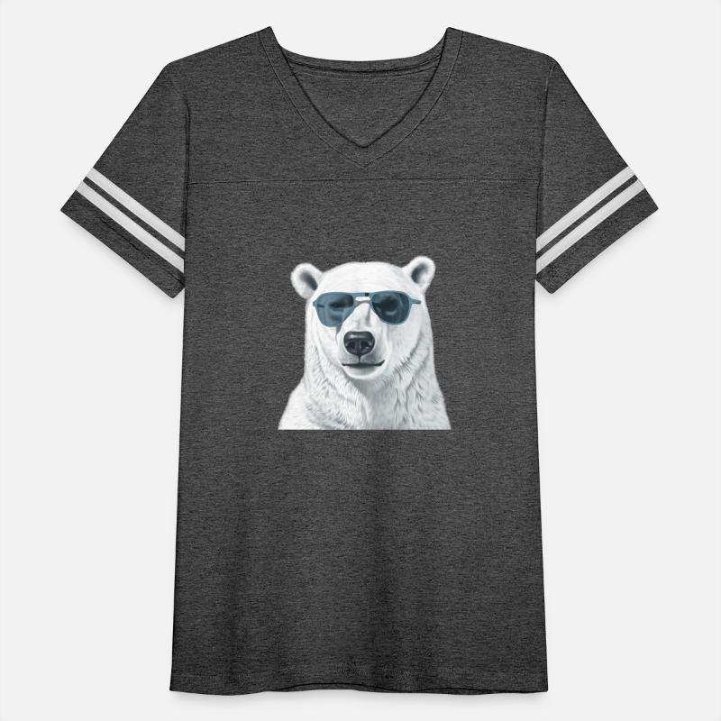 Polar Bear Wearing Blue Sunglasses Wildlife