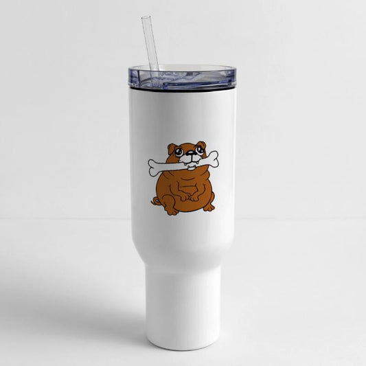 Pug Dog Bone Mouth Hunger Delicious Happy Cool Fun