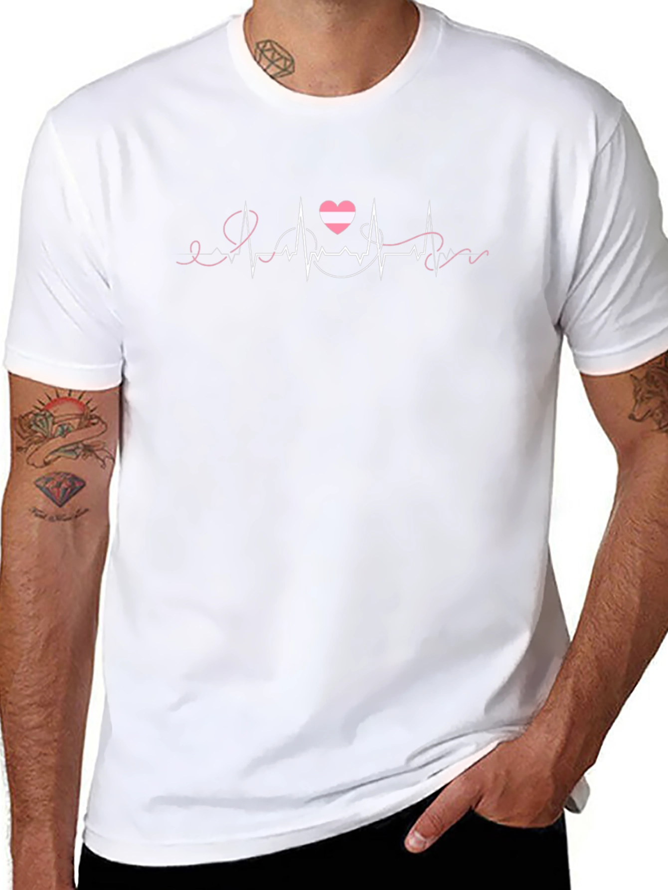 Heartbeat Heart Love T-Shirt