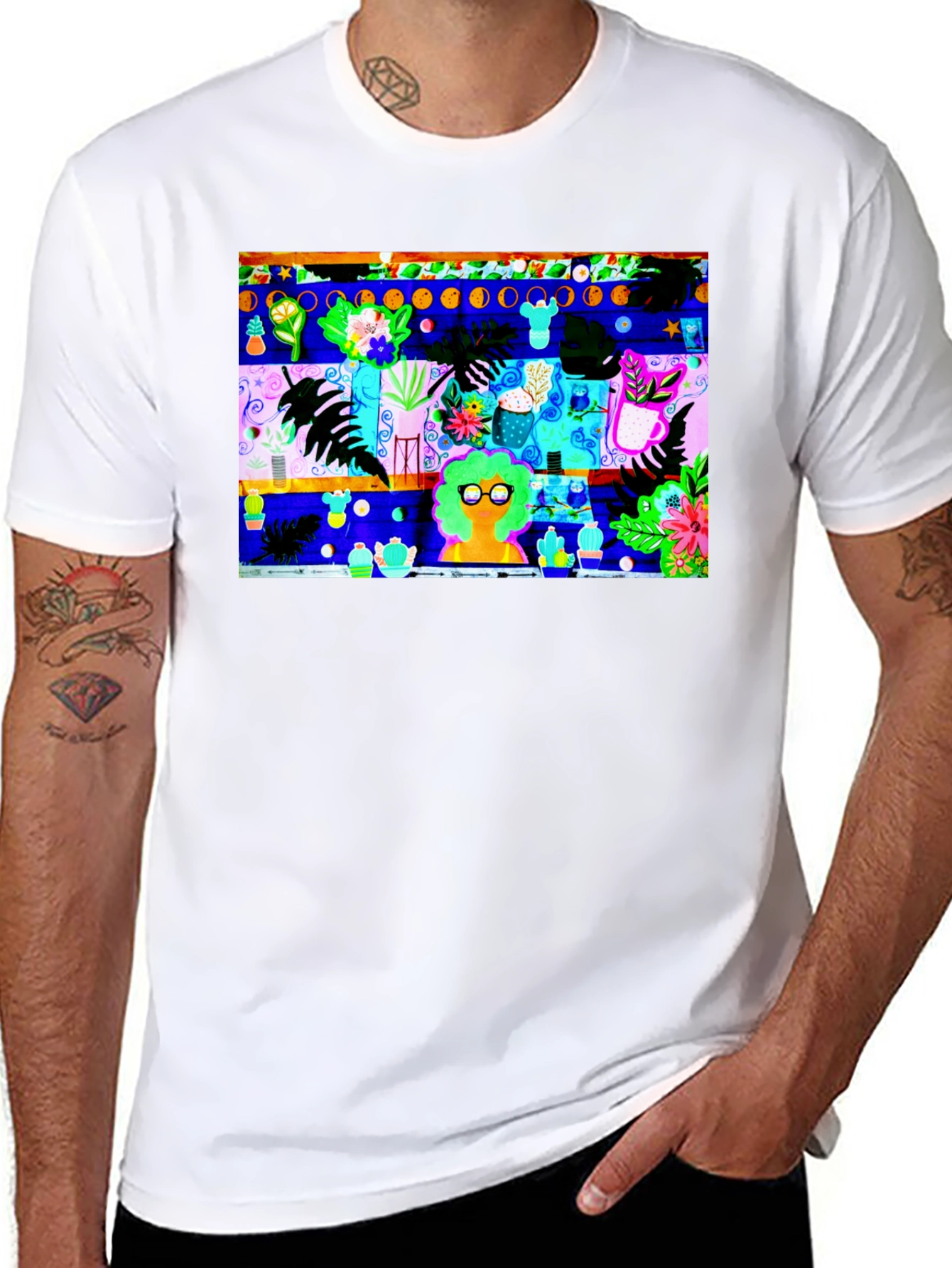 Abstract Plant Lover T-Shirt