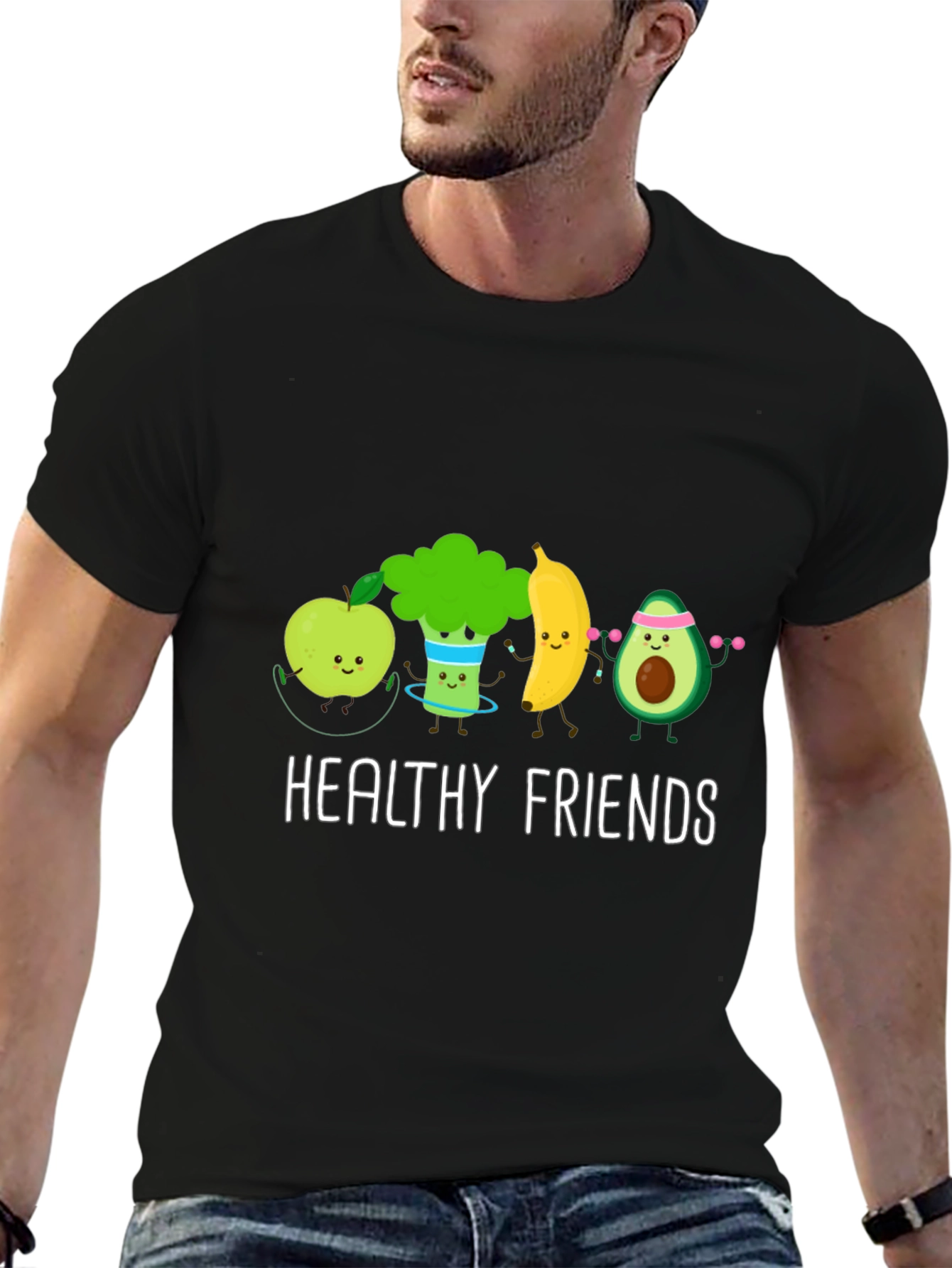 Healthy Friends Graphic Tee