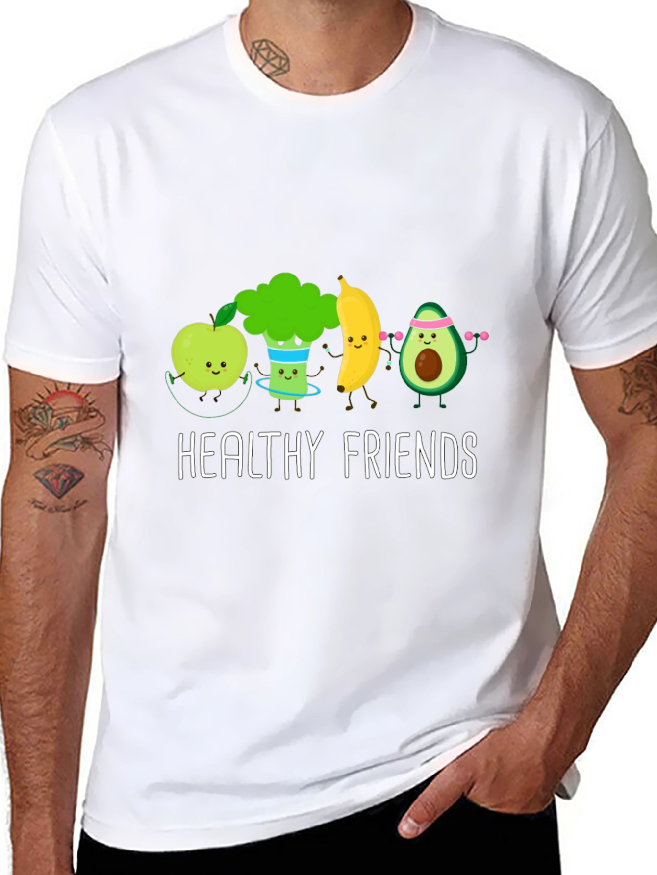Healthy Friends Graphic Tee