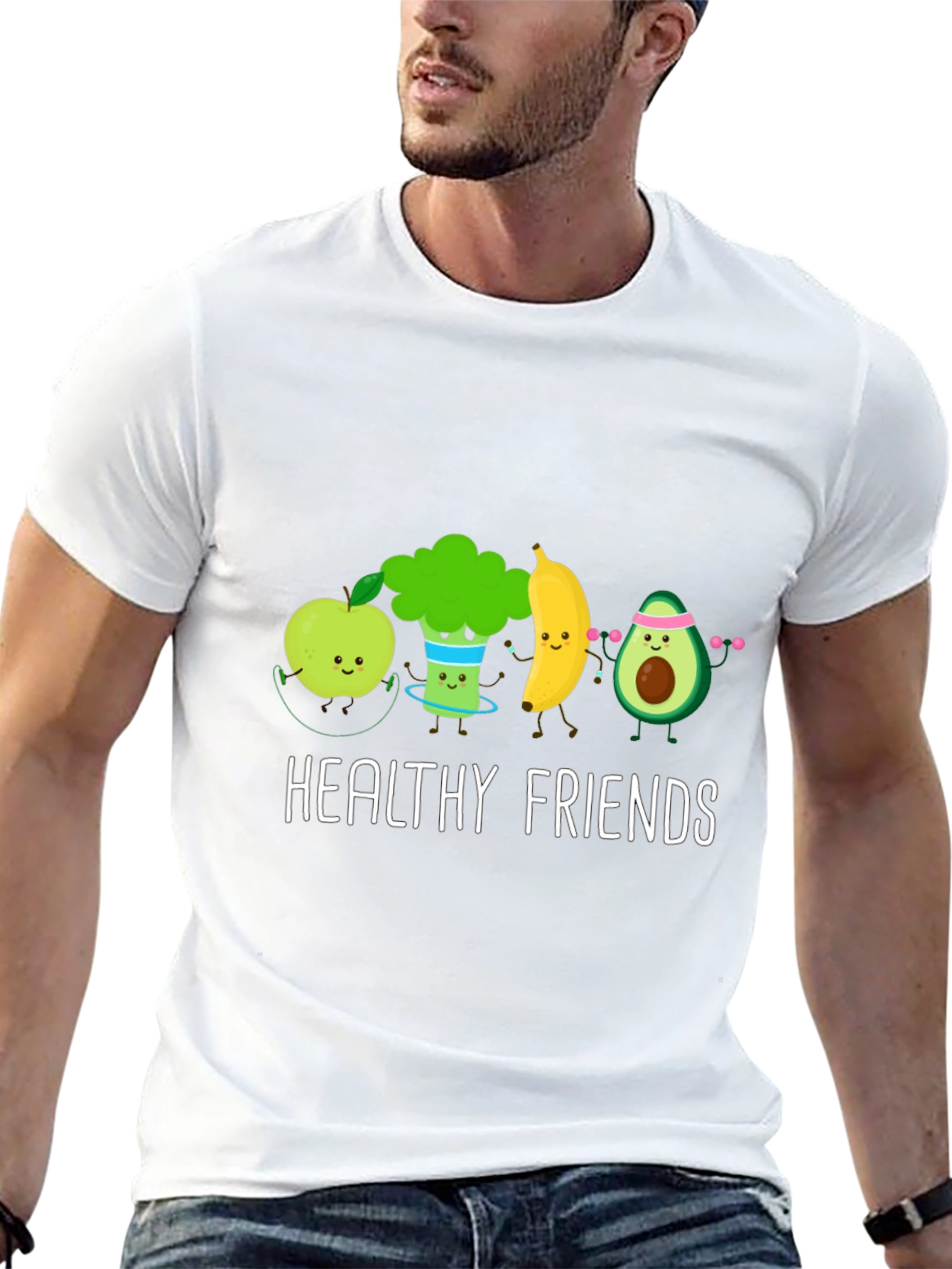 Healthy Friends Graphic Tee