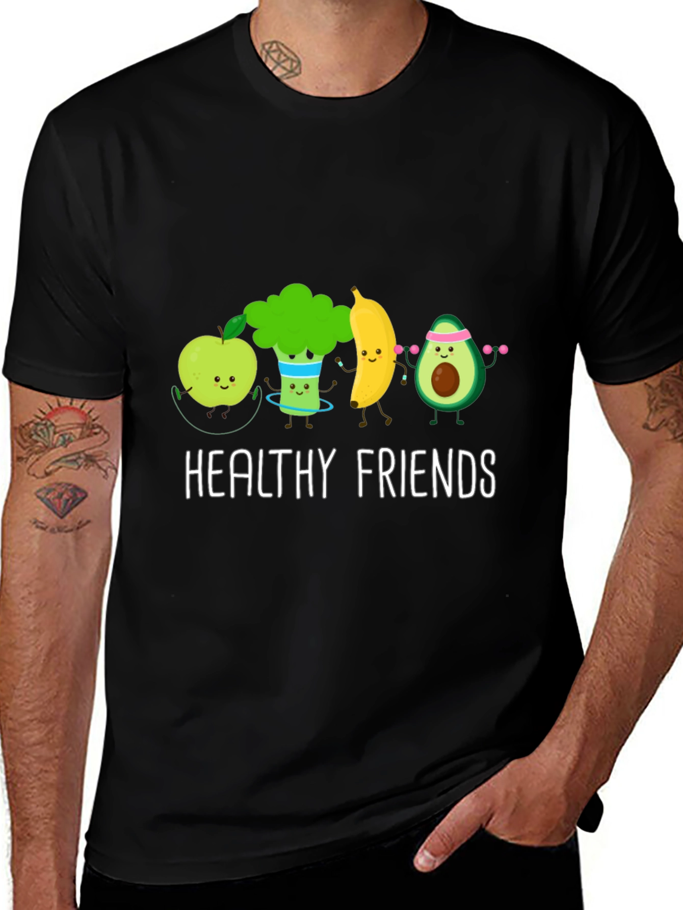 Healthy Friends Graphic Tee