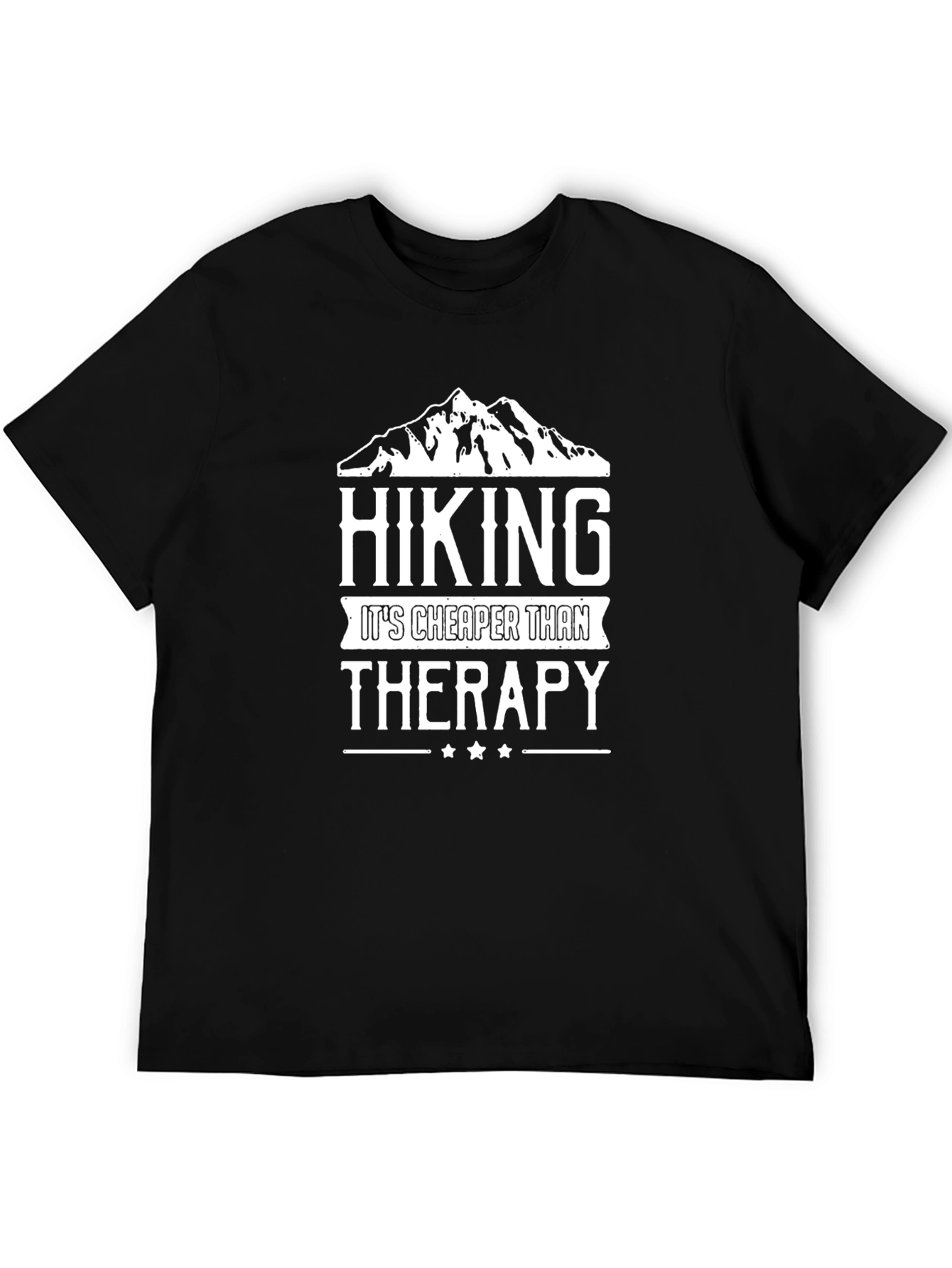 Hiking Cheaper Than Therapy Graphic Tee