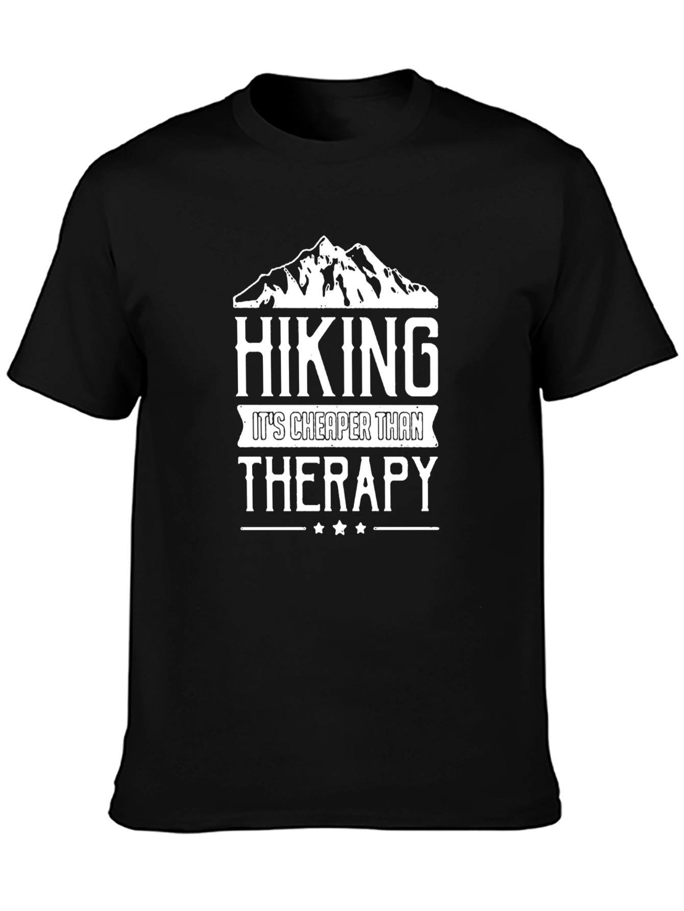 Hiking Cheaper Than Therapy Graphic Tee